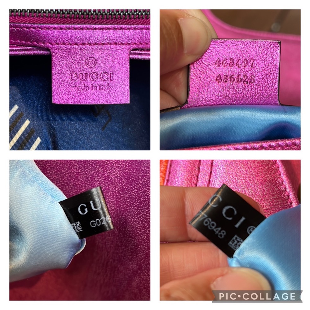 A116- 💯 % authentic Gucci limited Marmont shoulder bag - Picture 17 of 17